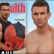 Alex Russell en couverture de 'Men's Health'